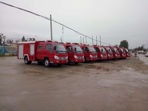 8臺水罐消防車發(fā)往江西